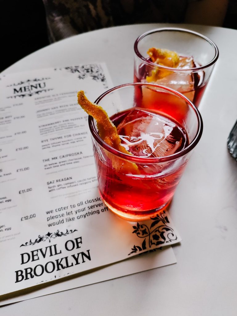 negronis in glasgow