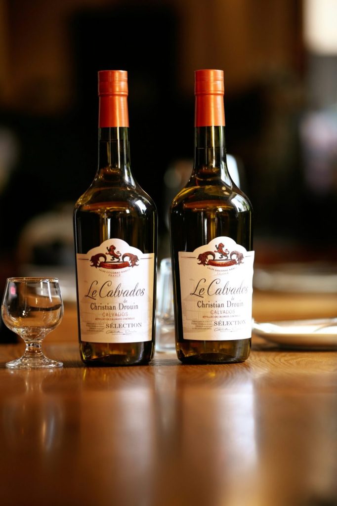 Christian Drouin Calvados bottles