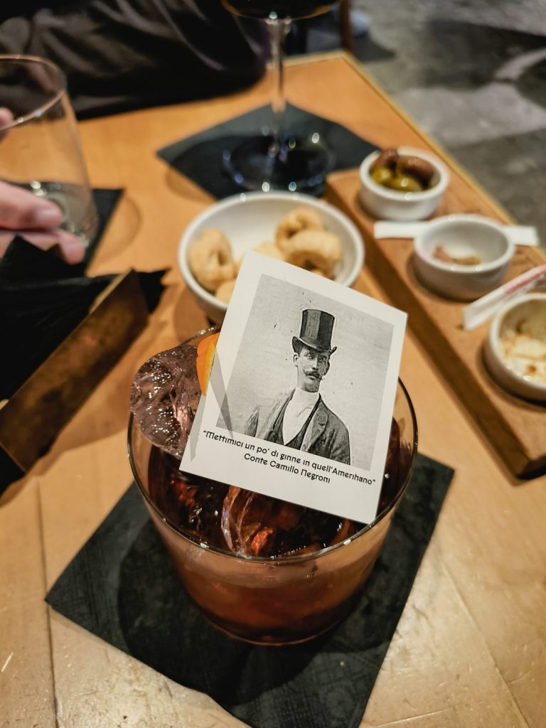 Negroni cocktail