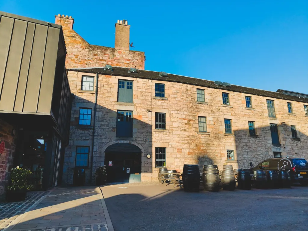 Holyrood distillery building from outside