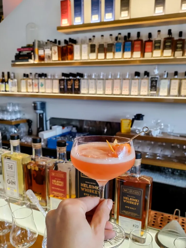 Cocktail at HDCO bar in Helsinki