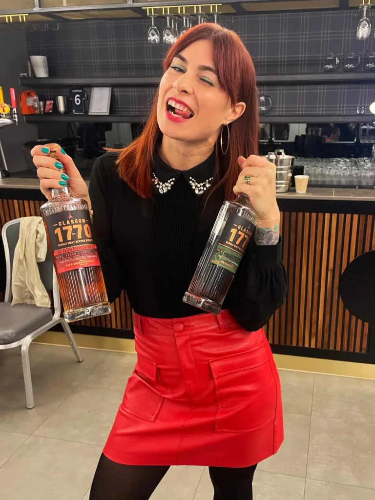 Inka Larissa with 1770 whisky