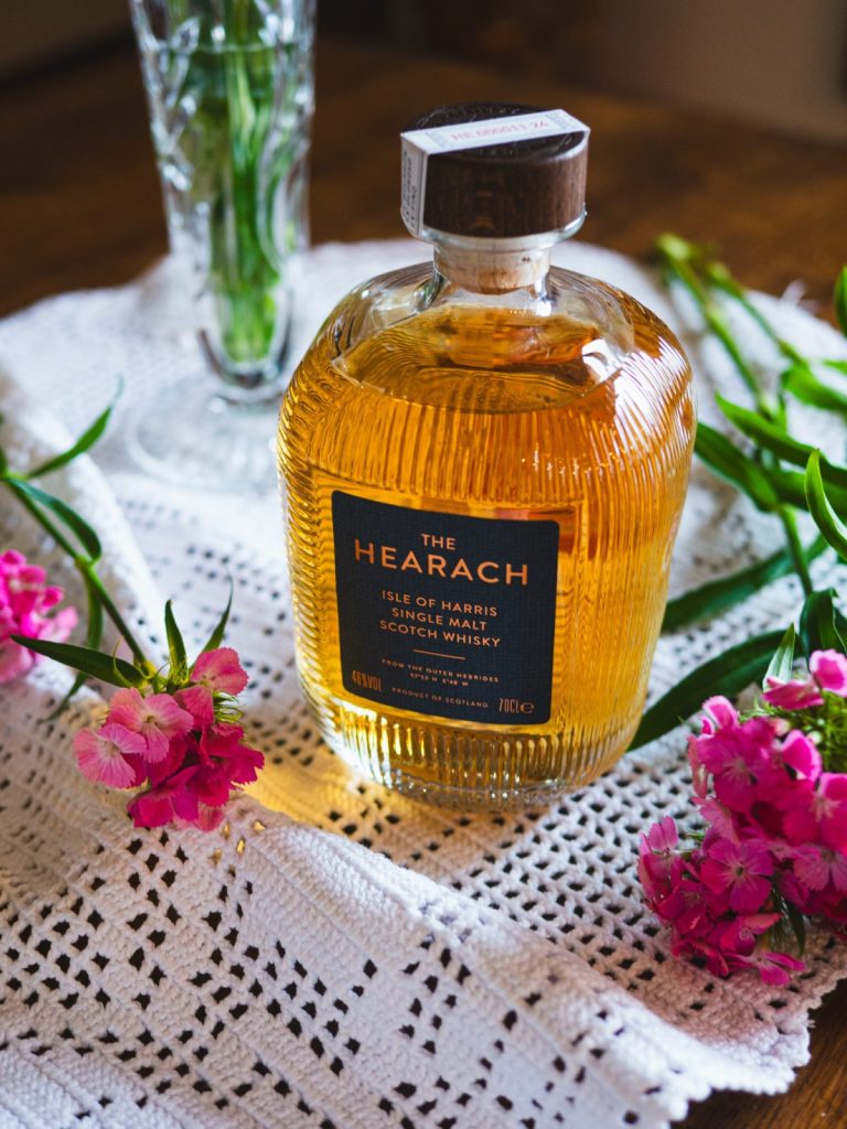 The Hearach single malt whisky bottle