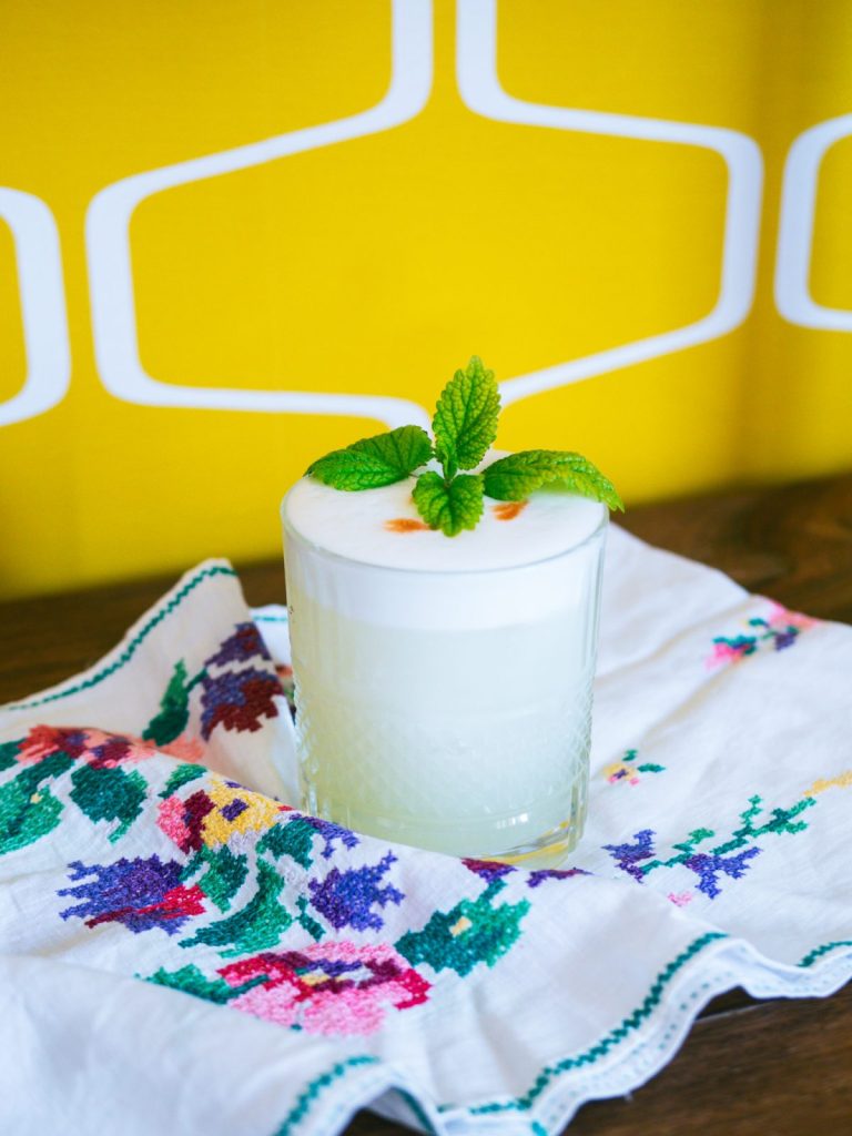 Lemon balm summer cocktail