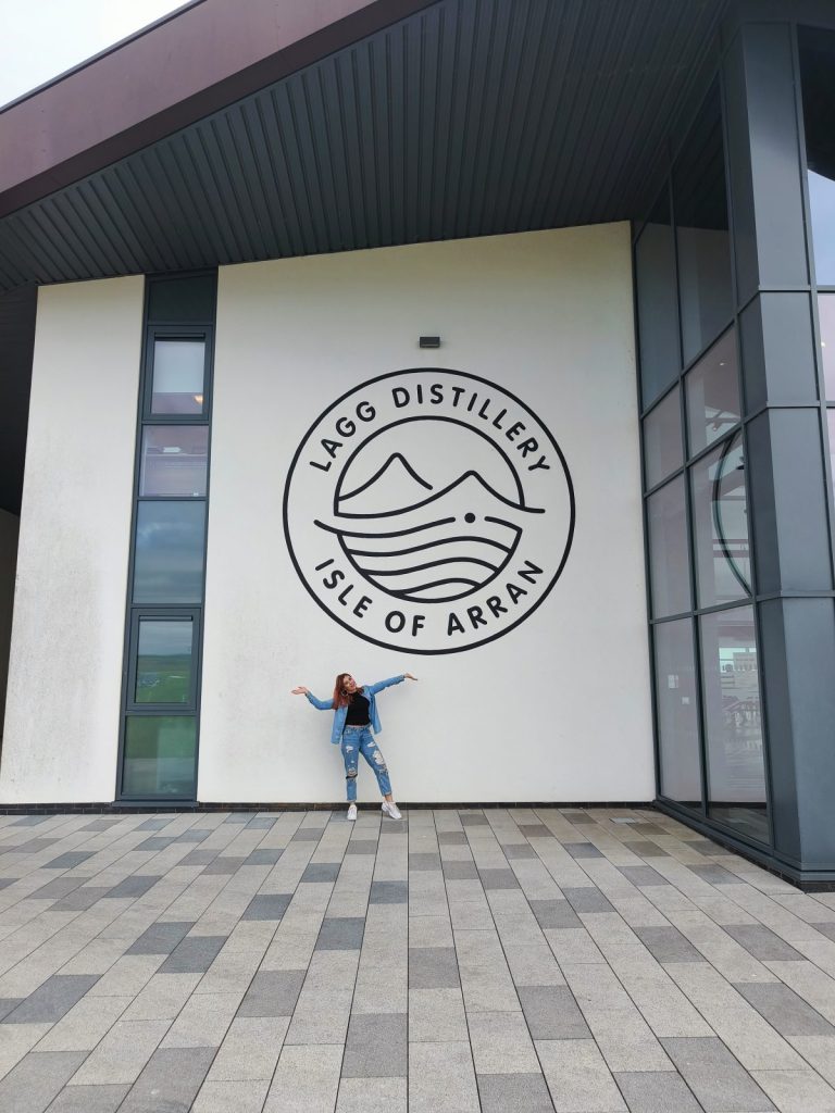 Lagg distillery sign
