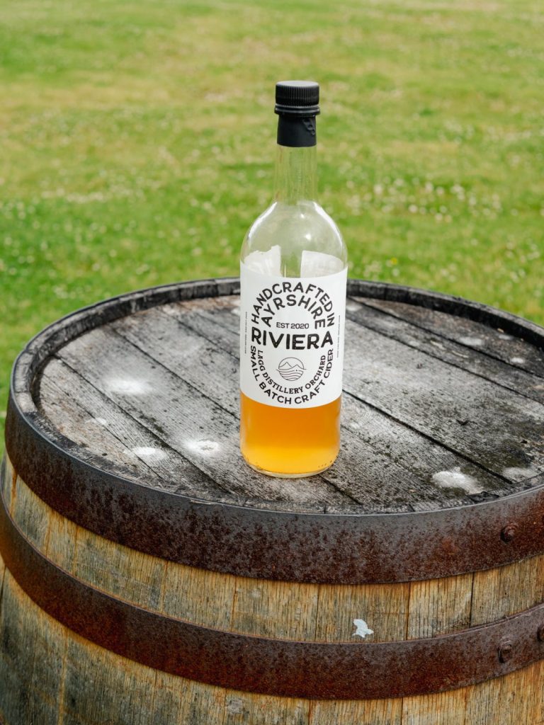 Apple cider bottle