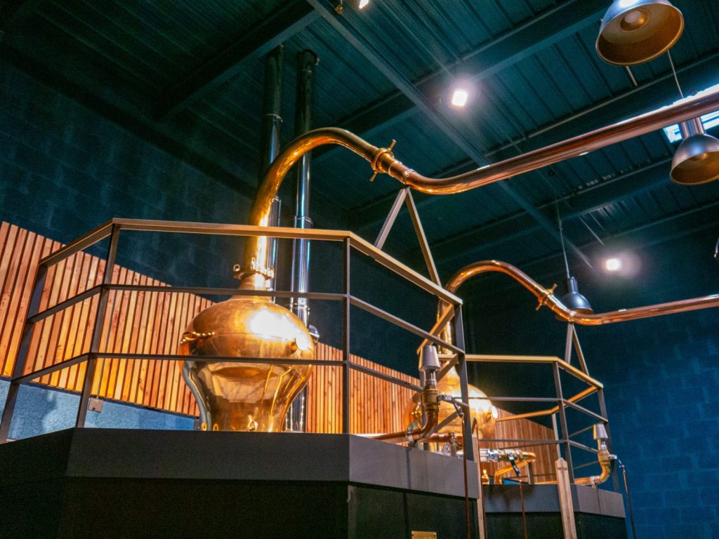 Lyne arms at distillery