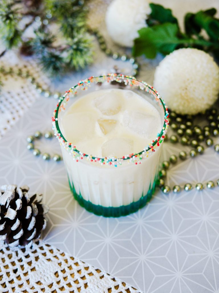 Coconut milk cocktail