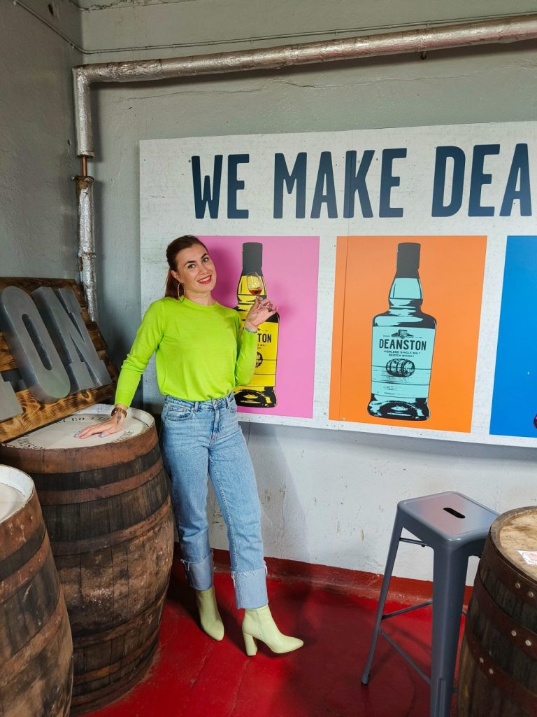 Inka Larissa at whisky tasting
