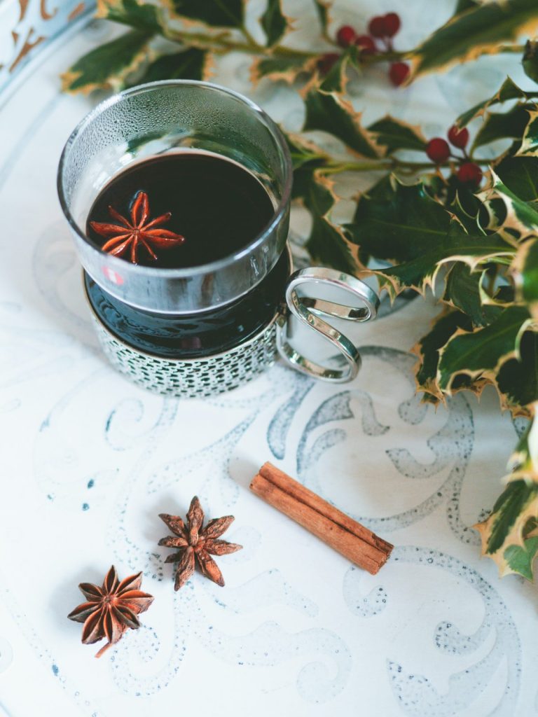 Finnish mulled wine glass