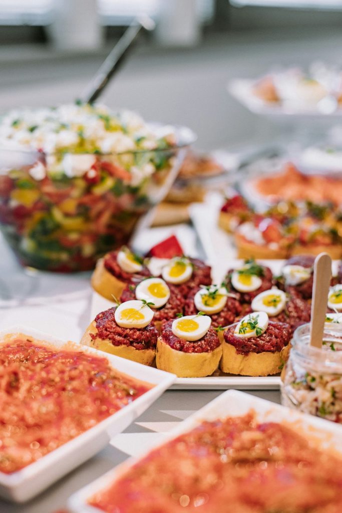 finger food for a party buffet