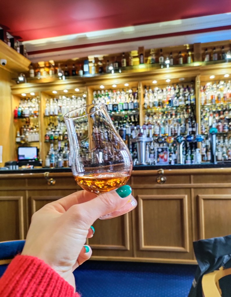 Adrshiel Hotel whisky selection