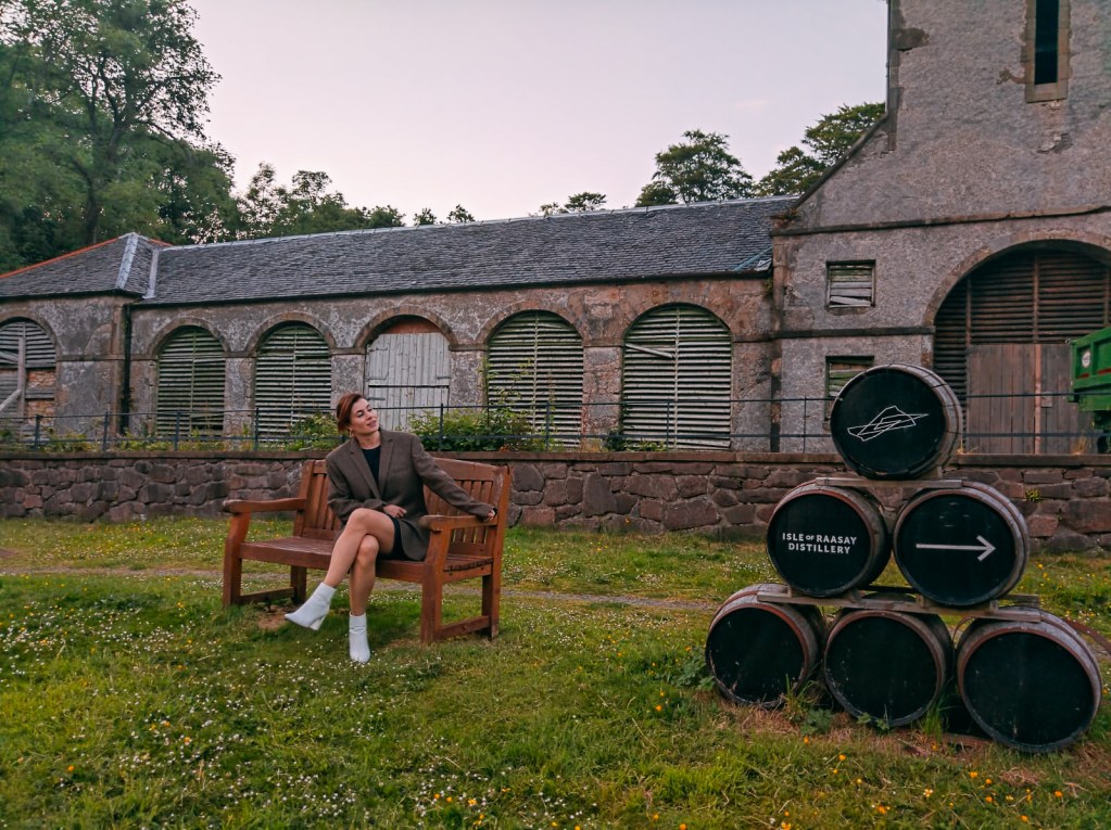Inka Larissa on Raasay island