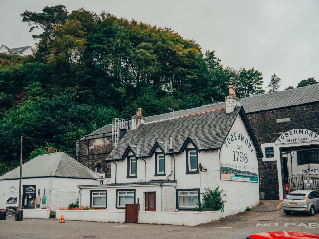 Tobermory distillery on isle of Mull