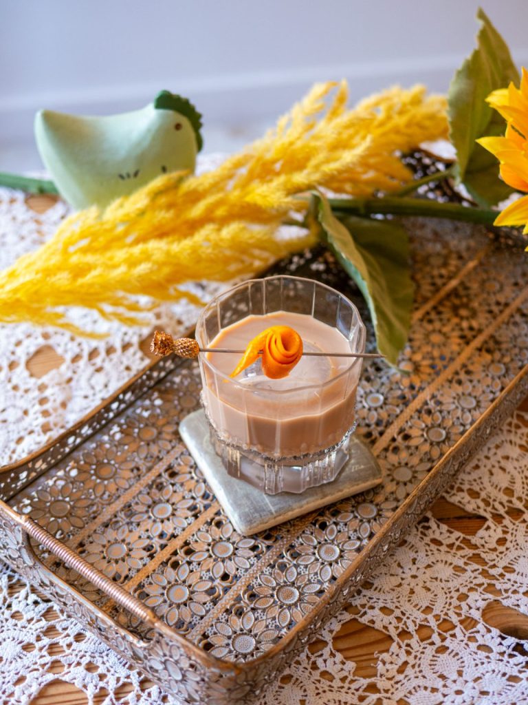 Chocolate whisky cocktail for easter