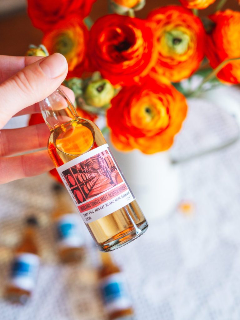 Peated Cask Masters whisky sample