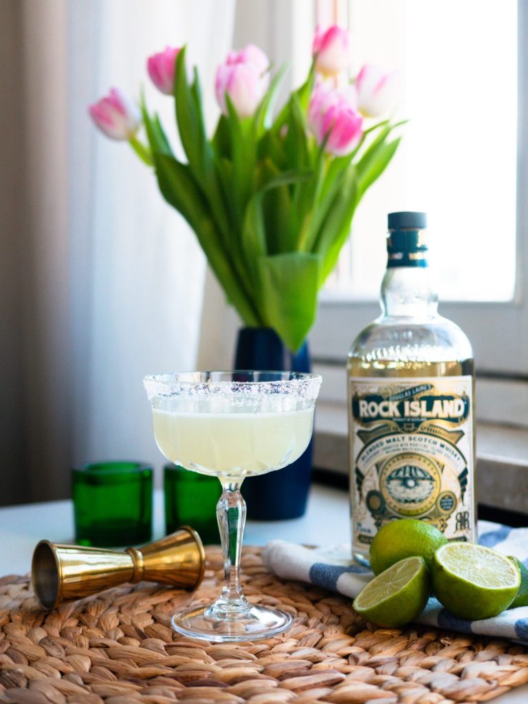 Celtic Margarita with Rock island whisky