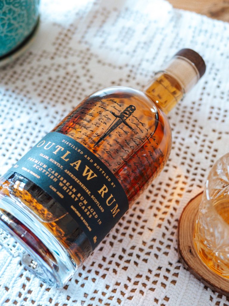 bottle with text on it
