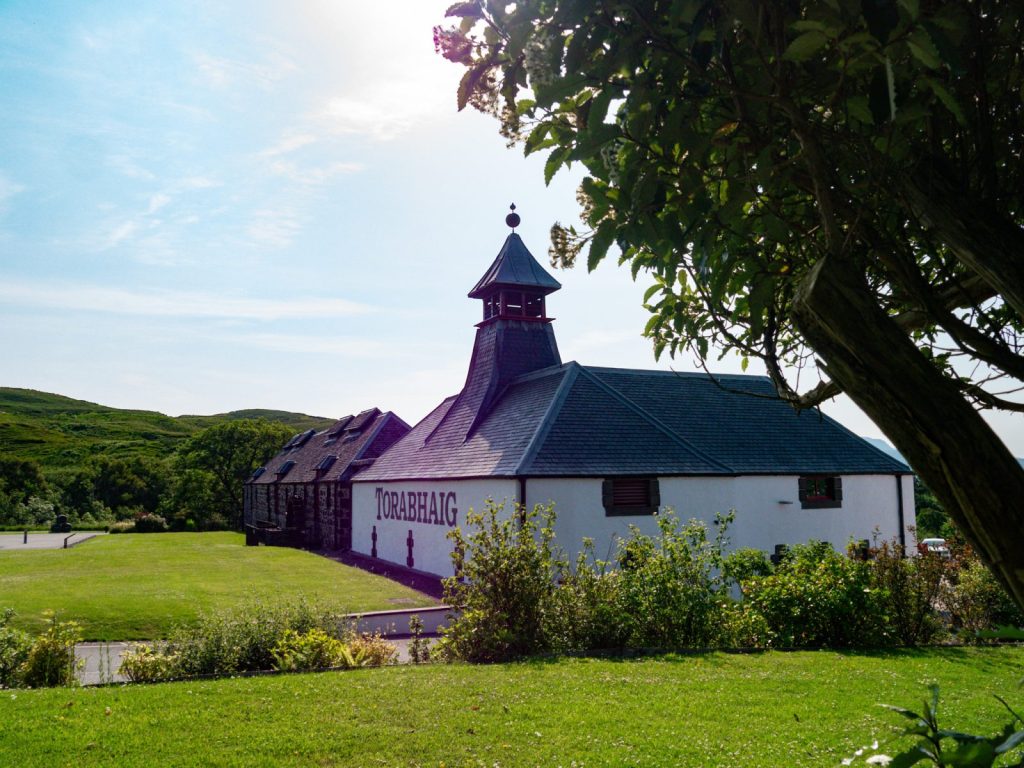 Torabhaig distillery in summer