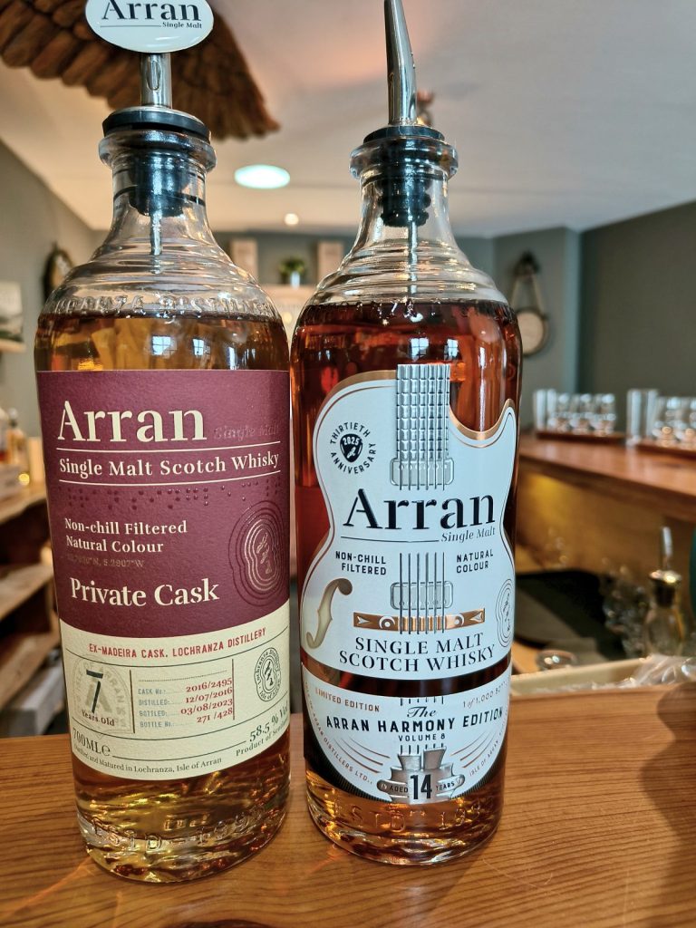 Arran single malt bottlings