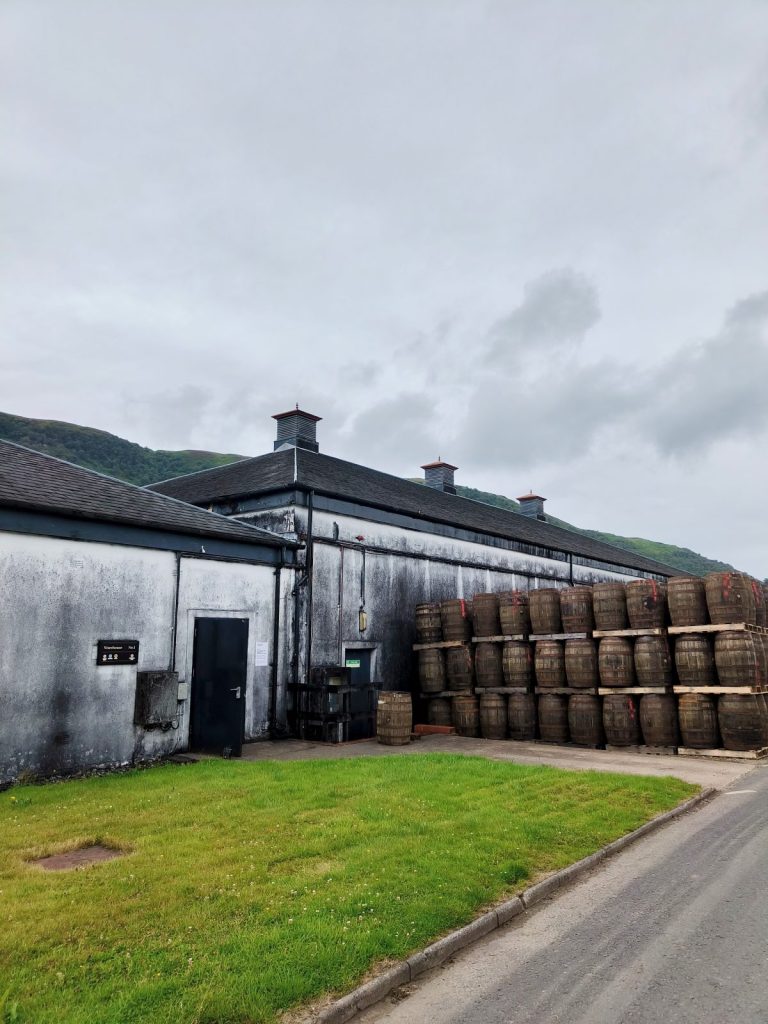 Lochranza distillery warehouse