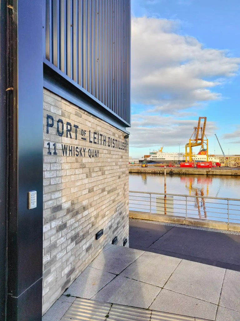 scenery around a distillery in Leith