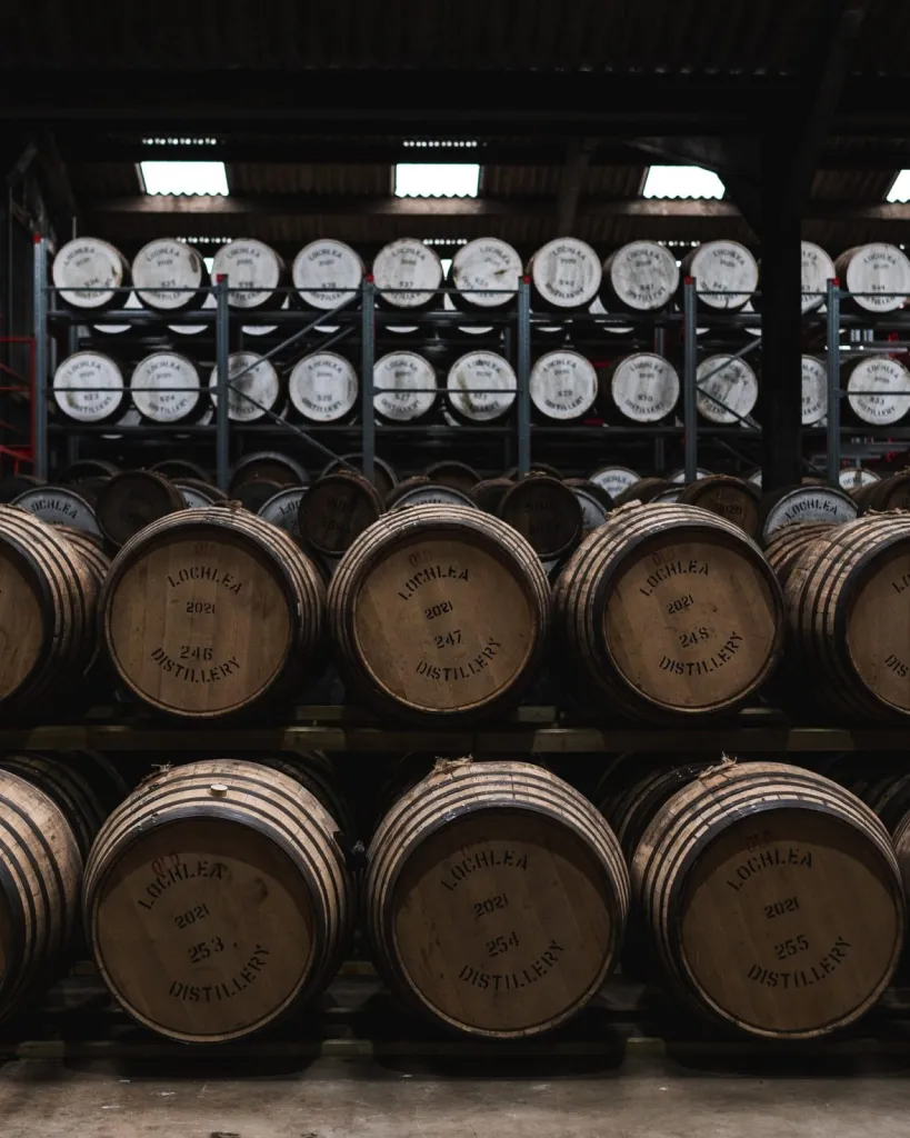 Lochlea distillery warehouse