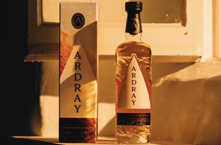 Ardray bottle and packaging