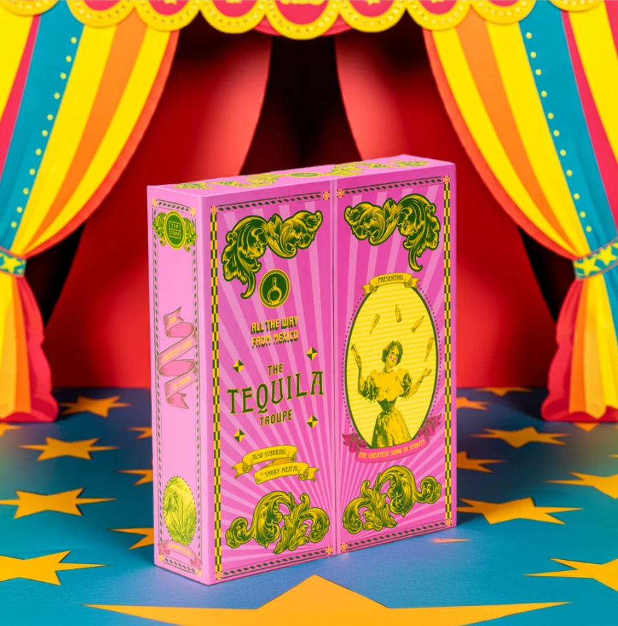 Pink Tequila and mezcal advent calendar